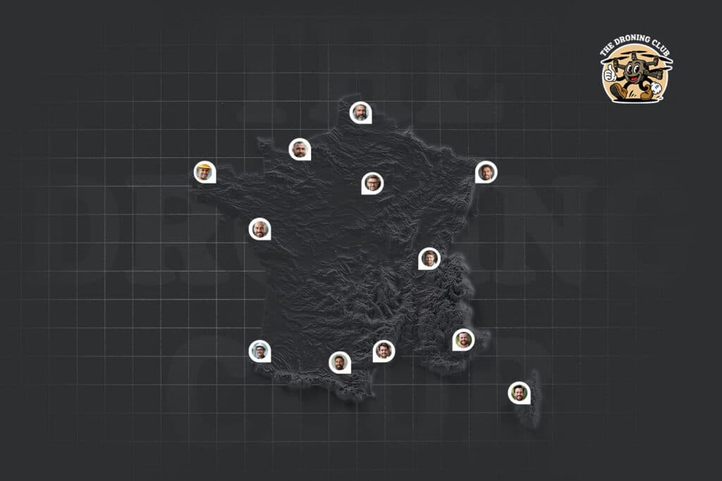 Carte d'intervention The Droning Club Grand Est